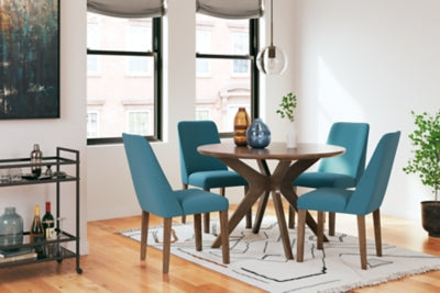 Lyncott Dining Table and 4 Chairs