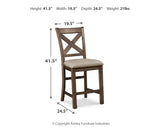Moriville 2-Piece Bar Stool