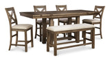 Moriville Counter Height Dining Extension Table