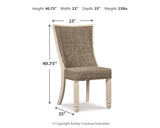 Bolanburg Dining Table and 6 Chairs with Storage