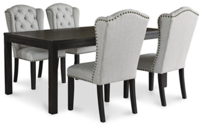 Jeanette Dining Table and 4 Chairs