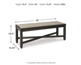 Tyler Creek Dining Table and 4 Chairs and Bench