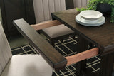 Dellbeck Dining Table and 6 Chairs with Storage