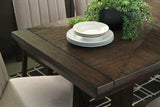 Dellbeck Dining Table and 6 Chairs with Storage