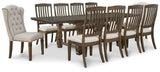 Markenburg Dining Table and 10 Chairs