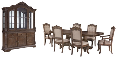 Charmond Dining Table and 6 Chairs with Storage