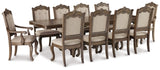 Charmond Dining Table and 10 Chairs