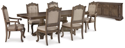 Charmond Dining Table and 6 Chairs with Storage