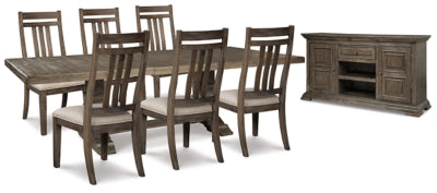 Wyndahl Dining Table and 6 Chairs with Storage