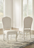 Arlendyne Dining Table and 8 Chairs with Storage