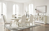 Arlendyne Dining Table and 6 Chairs with Storage