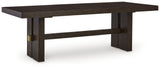 Burkhaus Dining Table and 8 Chairs with Storage