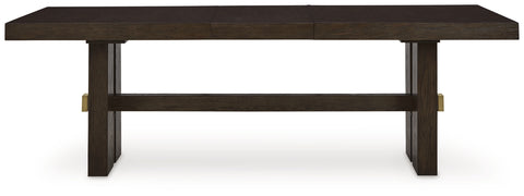 Burkhaus Dining Table and 8 Chairs with Storage