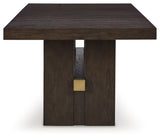 Burkhaus Dining Table and 8 Chairs with Storage