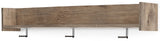 Oliah Wall Mounted Coat Rack with Shelf