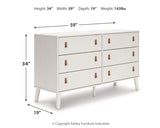 Aprilyn Twin Bookcase Headboard with Dresser and 2 Nightstands