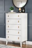 Aprilyn Queen Bookcase Headboard with Dresser, Chest and 2 Nightstands