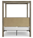 Shallifer Queen Canopy Bed with Dresser and 2 Nightstands