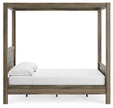 Shallifer Queen Canopy Bed with Dresser and 2 Nightstands