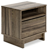 Shallifer Queen Canopy Bed with Dresser, Chest and Nightstand