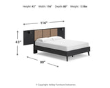 Charlang Full Panel Platform Bed with Dresser and 2 Nightstands