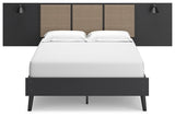 Charlang Full Panel Platform Bed with 2 Extensions