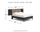 Charlang Queen Panel Platform Bed with Dresser and 2 Nightstands