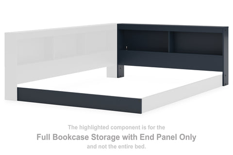 Simmenfort F Bookcase Storage w/End Panel