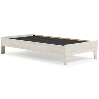 Socalle Twin Platform Bed with 2 Nightstands