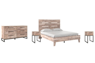 Neilsville Queen Platform Bed with Dresser and 2 Nightstands