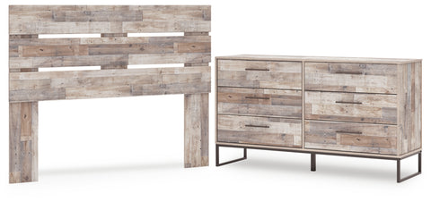 Neilsville Full Panel Headboard Bed with Dresser