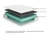 Chime 8 Inch Memory Foam Queen Mattress in a Box
