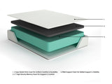 Chime 12 Inch Memory Foam Queen Mattress in a Box