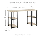 Waylowe Home Office Desk and Storage