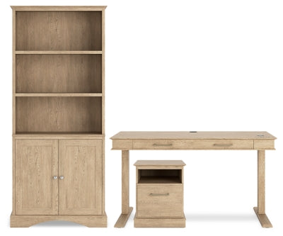 Elmferd Home Office Desk and Storage