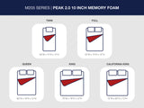 Peak 2.0 12 Memory Foam California King Mattress