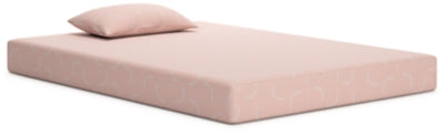 iKidz Coral Twin Mattress and Pillow