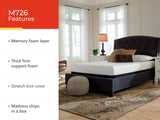 Chime 8 Inch Memory Foam Full Mattress in a Box
