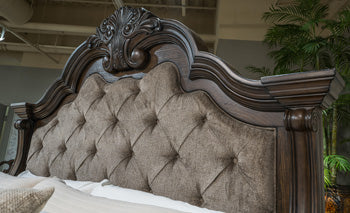 Maylee Queen Upholstered Panel Headboard