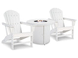 Sundown Treasure Fire Pit Table and 2 Chairs