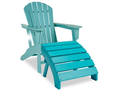 Sundown Treasure Outdoor Adirondack Chair and Ottoman