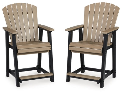 Fairen Trail Outdoor Counter Height Bar Stool (Set of 2)