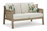 Barn Cove Outdoor Loveseat with 2 Lounge Chairs