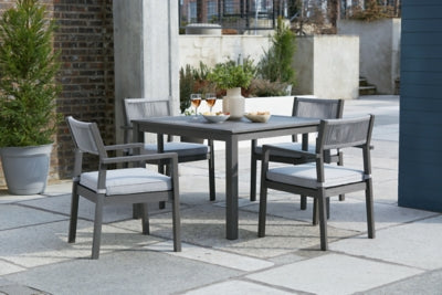 Eden Town Outdoor Dining Table and 4 Chairs