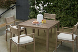 Aria Plains Outdoor Dining Table and 4 Chairs