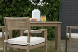 Aria Plains Outdoor Dining Table and 4 Chairs