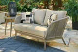 Swiss Valley Outdoor Sofa and Loveseat with 2 Lounge Chairs