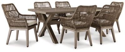 Beach Front Outdoor Dining Table and 6 Chairs