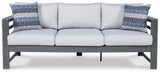 Amora Outdoor Sofa and Loveseat with Coffee Table and 2 End Tables