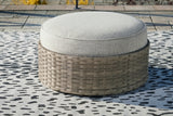 Calworth Outdoor Ottoman with Cushion